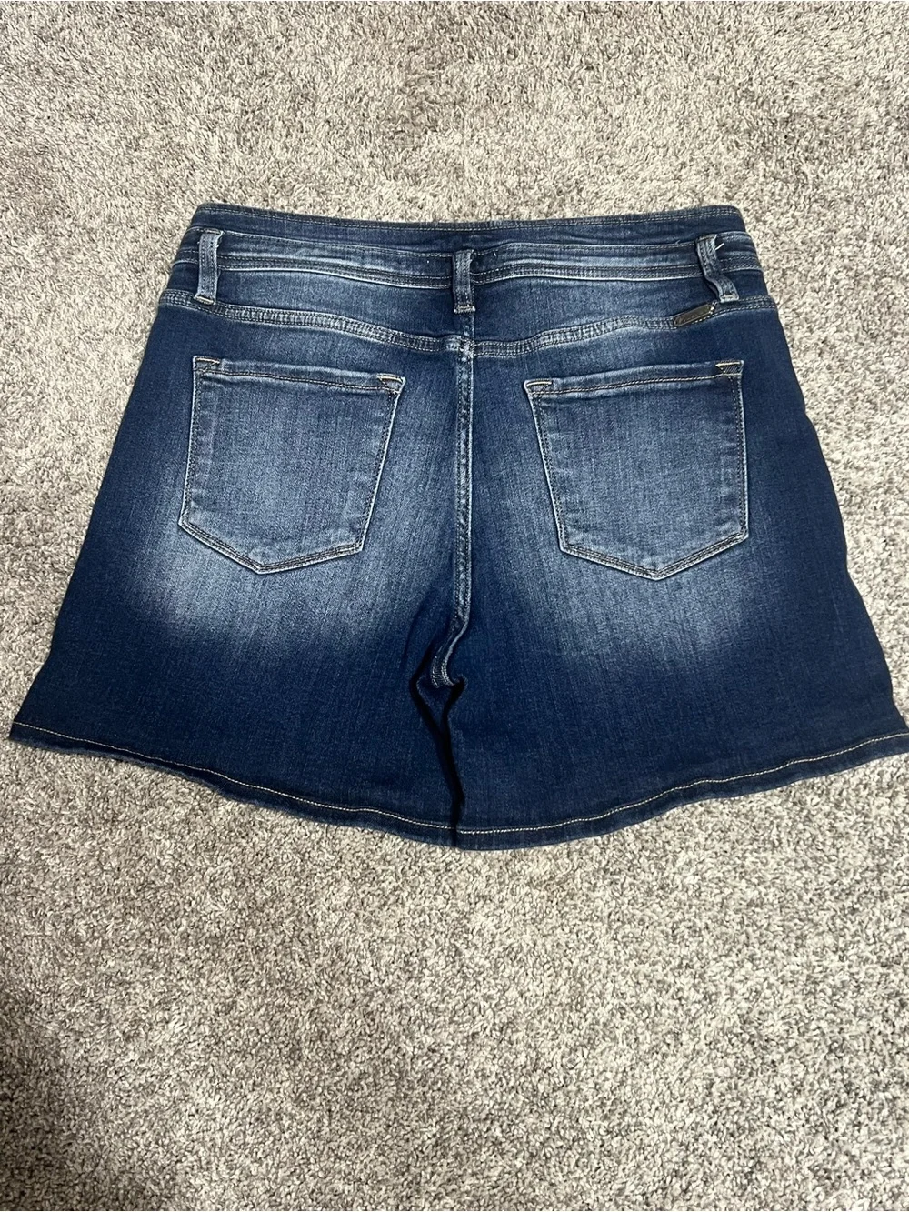 Kancan Dark Wash Denim Shorts